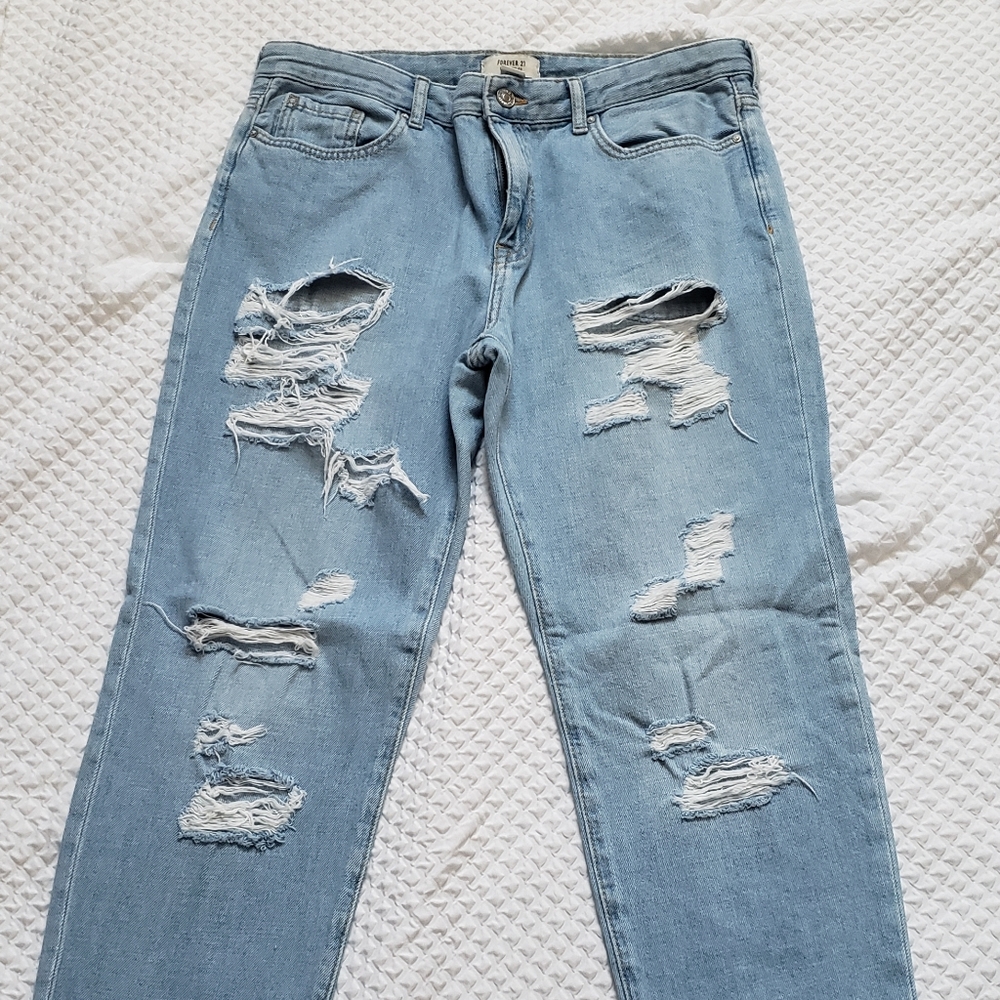 Forever 21 Boyfriend Denim Jeans